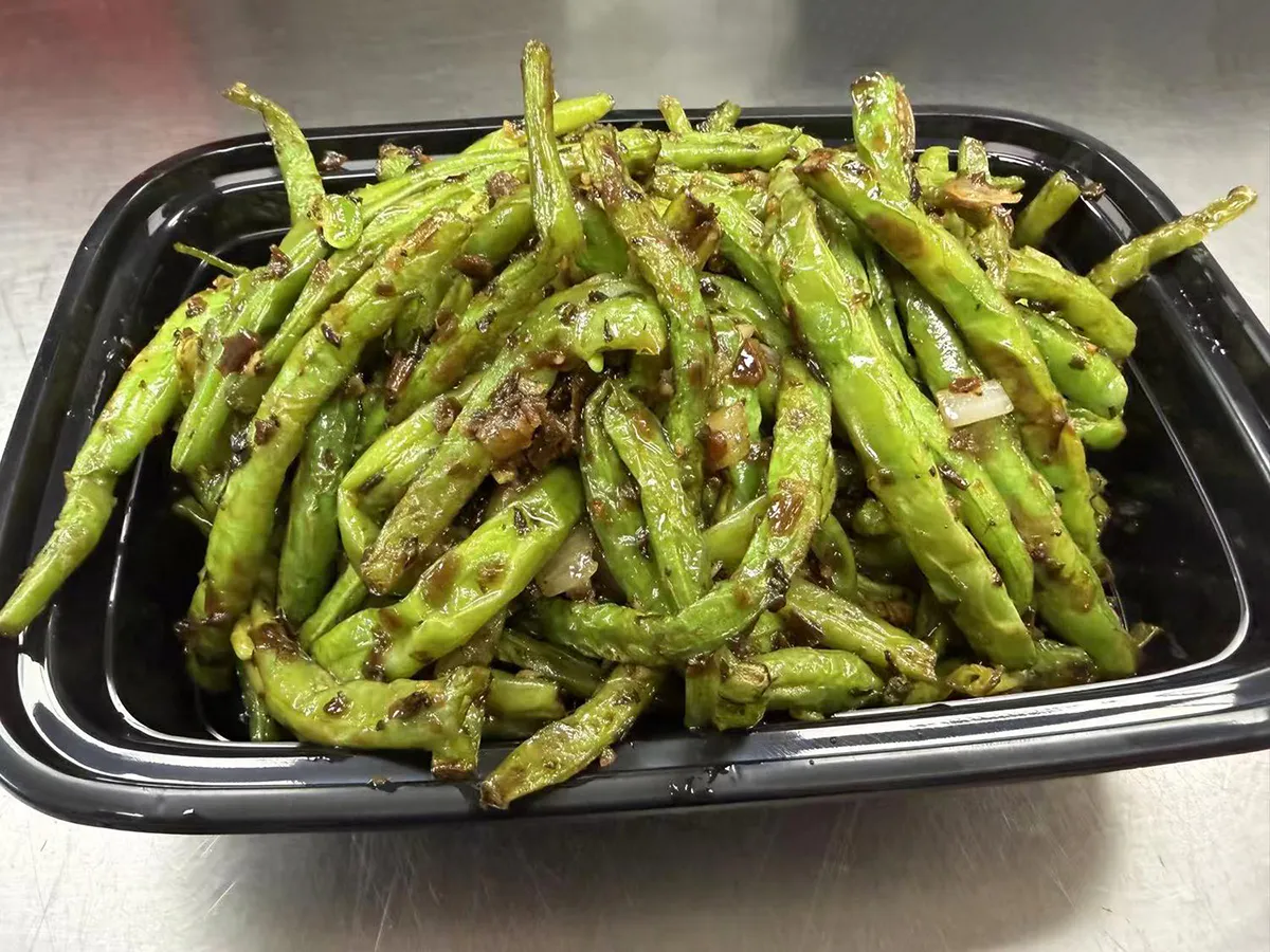 Green Bean w.Garlic at A+A Sichuan China, a Chinese Restaurant in Austin
